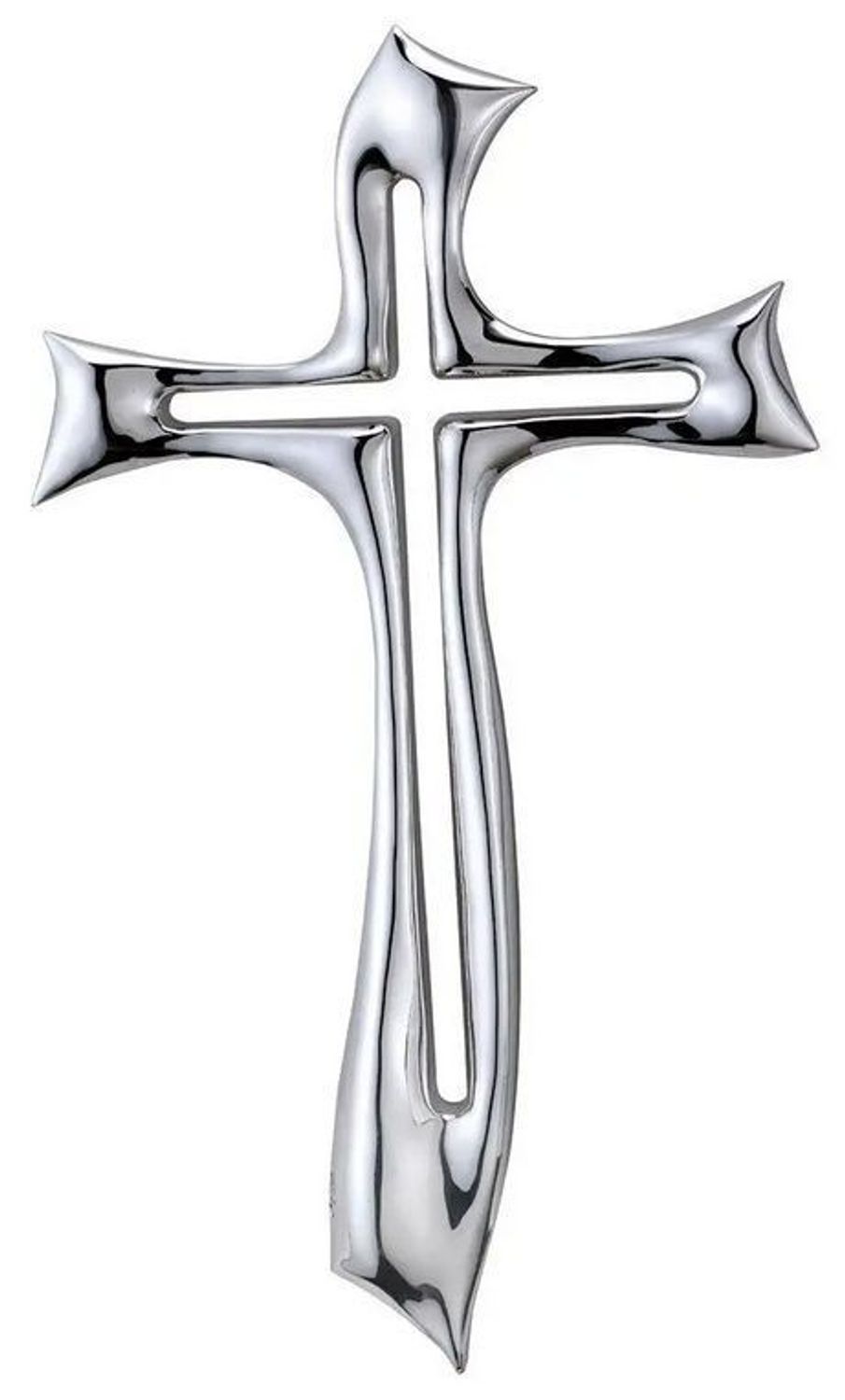 Nowoczesny srebrny krzyż na ścianę VR 17850.jpg